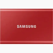 Externe SSD Portable T7 Non-Touch, 2000 GB, Rot